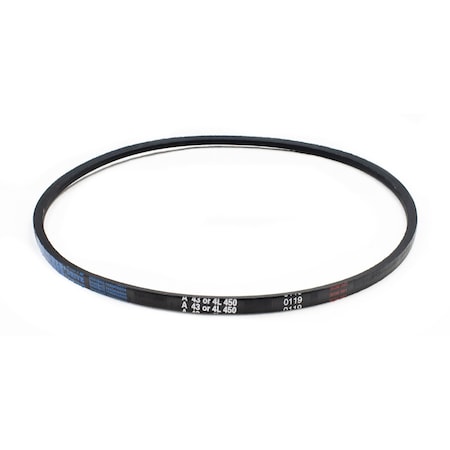 D&D A43/4L450 Classical V-Belt, 45 in Outside Length, 1/2 in Top Width, 1 Ribs A43/4L450